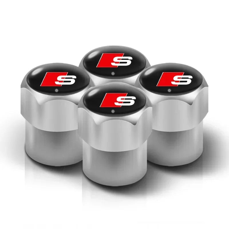 AUDI Tyre Valve Cap Protection Caps
