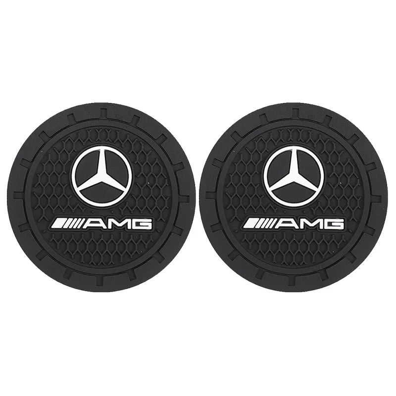 MERCEDES CUSTOM SILICONE CAR CUP NON SLIP COASTER FOR AMG GLE GLS CLA CLE GLC CLS GLA W223 W213 W206 W464 W247