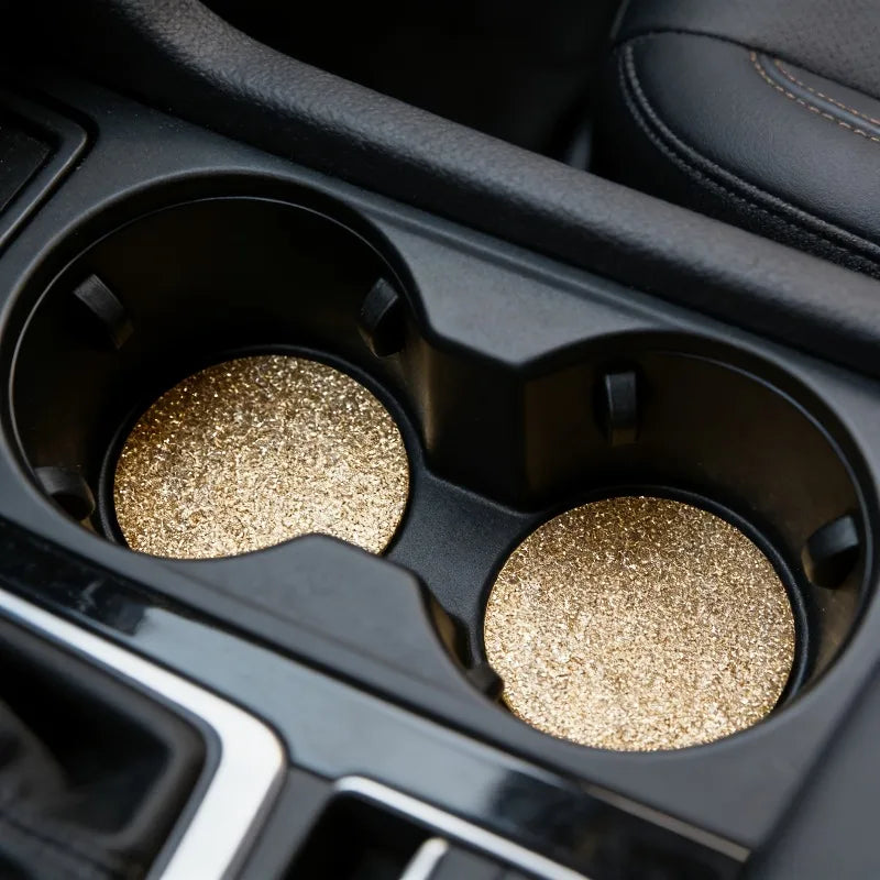 Glitter Car Cup Coasters