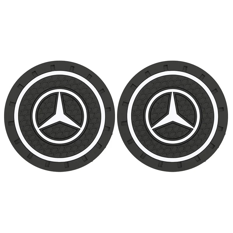 MERCEDES CUSTOM SILICONE CAR CUP NON SLIP COASTER FOR AMG GLE GLS CLA CLE GLC CLS GLA W223 W213 W206 W464 W247