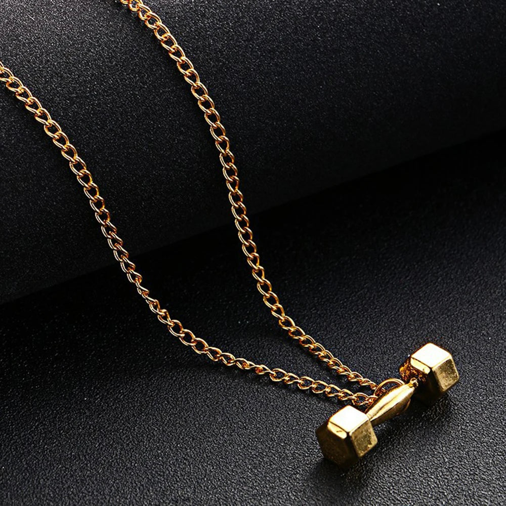Mini Dumbbell Auto Rear View Mirror Pendant