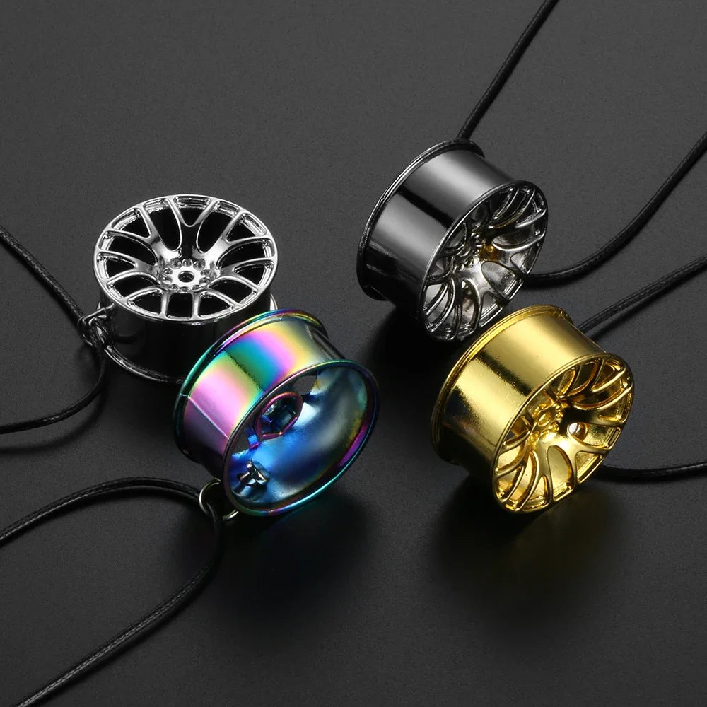 Metal Wheel Hub Car Ornament