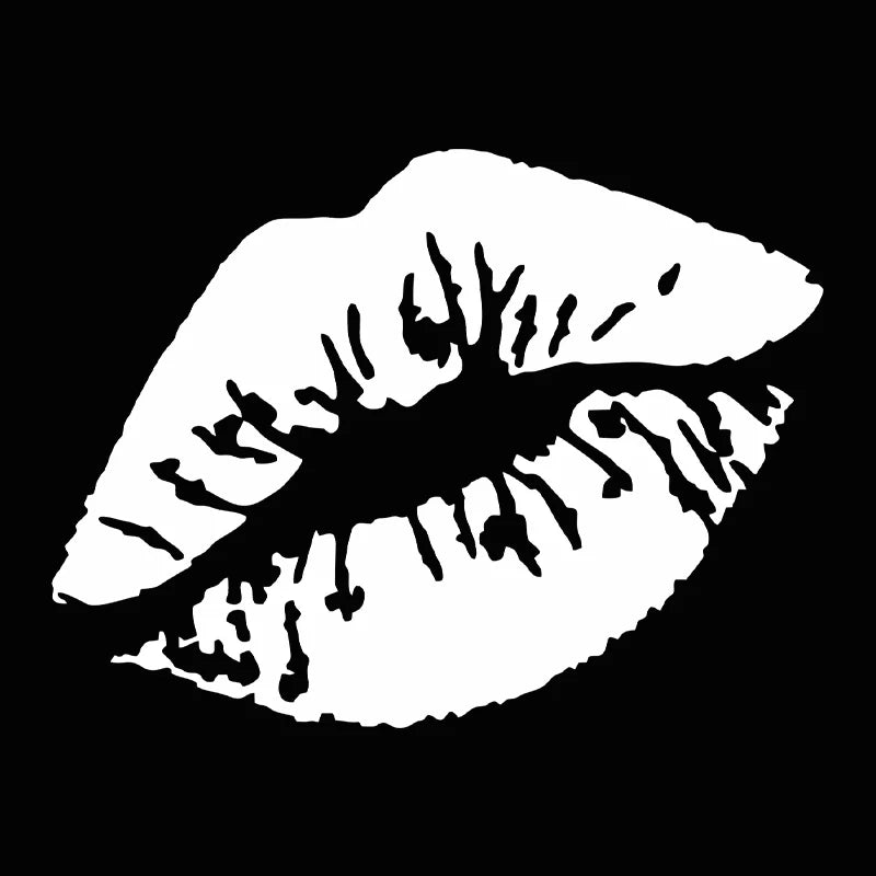 Kiss Lips Car and Motorcycle Waterproof Custom Sticker