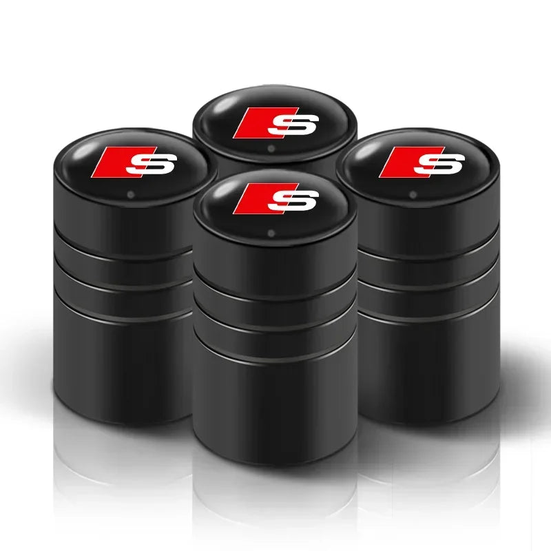 AUDI Tyre Valve Cap Protection Caps