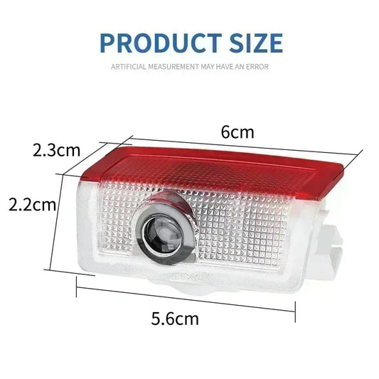 2PCS LED Car Door HD Laser Projector Lights Door Welcome Lamp Mercedes Benz Amg A C E GLC GLA GLE W205 W212 W213 X253 X156 W166