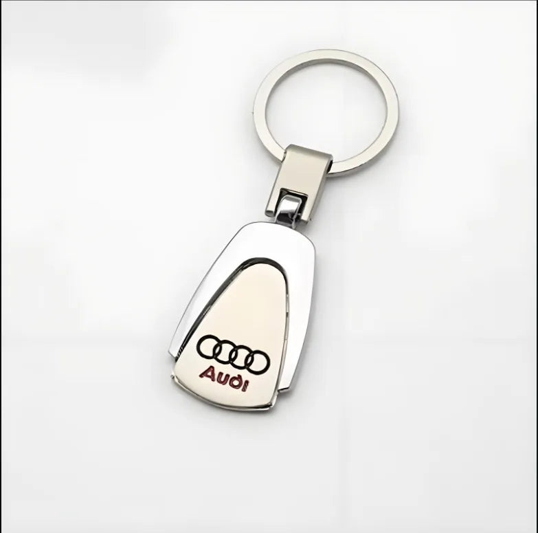 Car Leather Styling Key Chain Emblem Metal Keyring Auto Key Bag For Audi A1 A2 A3 A4 A5 A6 A7 A8 Q2 Q3 Q4 Q5 Q6 Q7 Q8 TT SQ2 S6