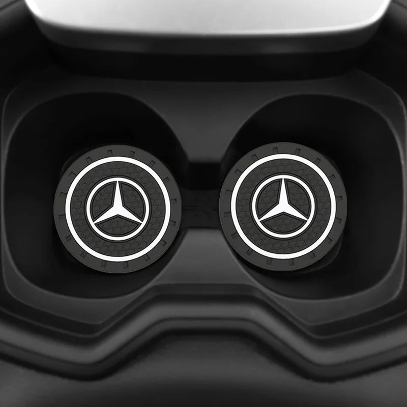 MERCEDES CUSTOM SILICONE CAR CUP NON SLIP COASTER FOR AMG GLE GLS CLA CLE GLC CLS GLA W223 W213 W206 W464 W247