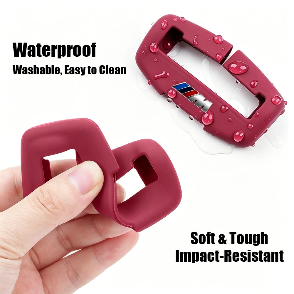 BMW Car Seat Belt Buckle Protective Cover Decorative Accessories for E90 G80 M3 G30 M5 F82 F83 F20 F21 G42 F95 M