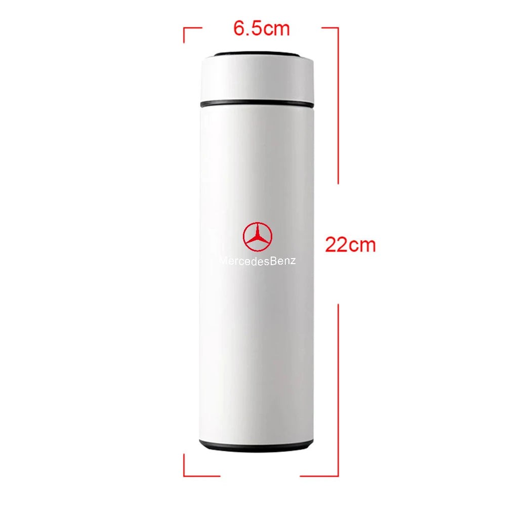 Leak Proof Thermo Mug Smart Touch Screen Digital Display For Mercedes Benz