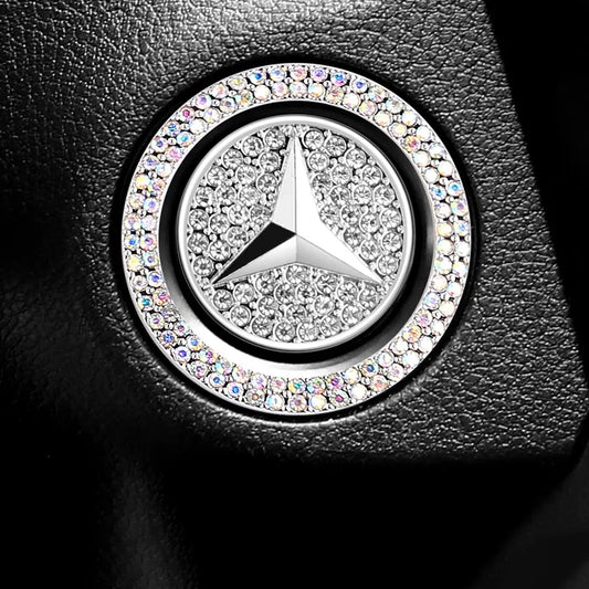 1pcs Car Diamond-encrusted Protective Cover Auto Interior Accessories For Mercedes Benz A C E S G Class GLC CLE CLA GLB GLS W177