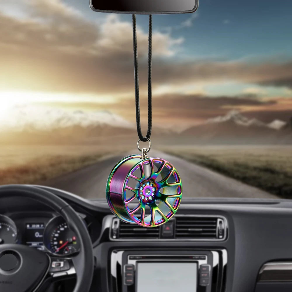 Metal Wheel Hub Car Ornament