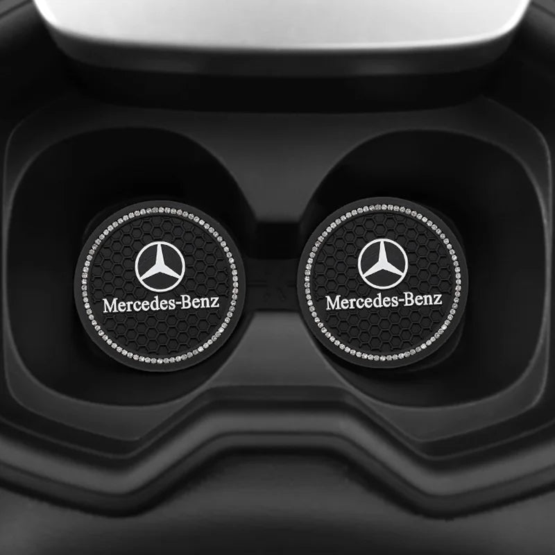 MERCEDES CUSTOM SILICONE CAR CUP NON SLIP COASTER FOR AMG GLE GLS CLA CLE GLC CLS GLA W223 W213 W206 W464 W247