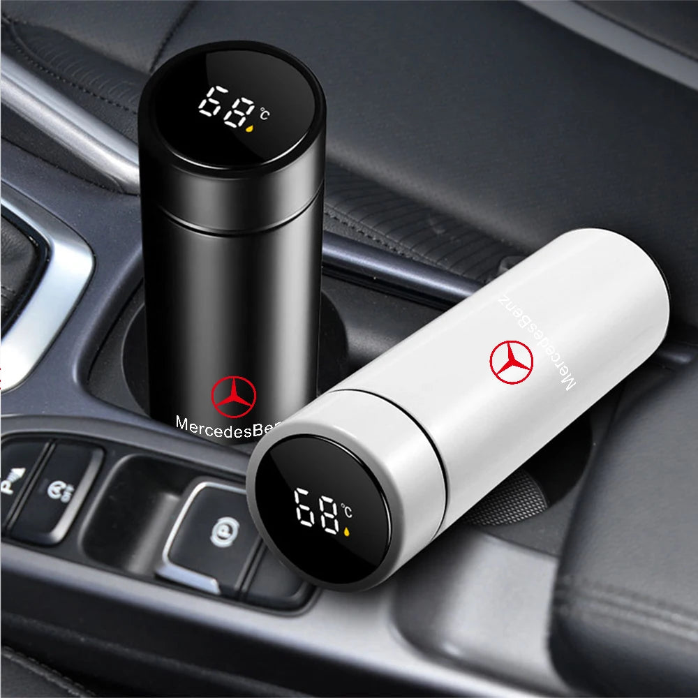 Leak Proof Thermo Mug Smart Touch Screen Digital Display For Mercedes Benz