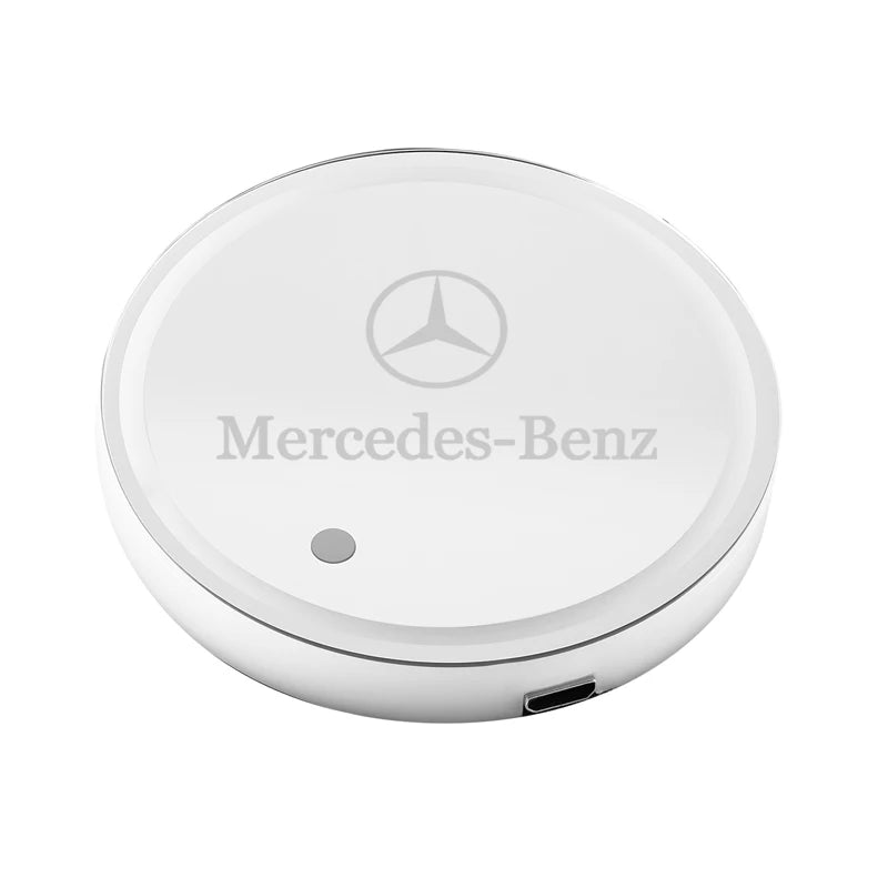 Car Glowing Coasters LED Light For Mercedes Benz AMG W203 W206 W220 W205 W211 Car USB Charging Coasters keychain