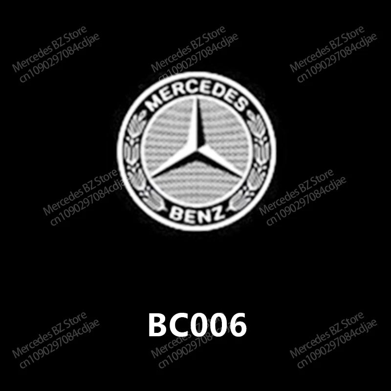2PCS LED Car Door HD Laser Projector Lights Door Welcome Lamp Mercedes Benz Amg A C E GLC GLA GLE W205 W212 W213 X253 X156 W166