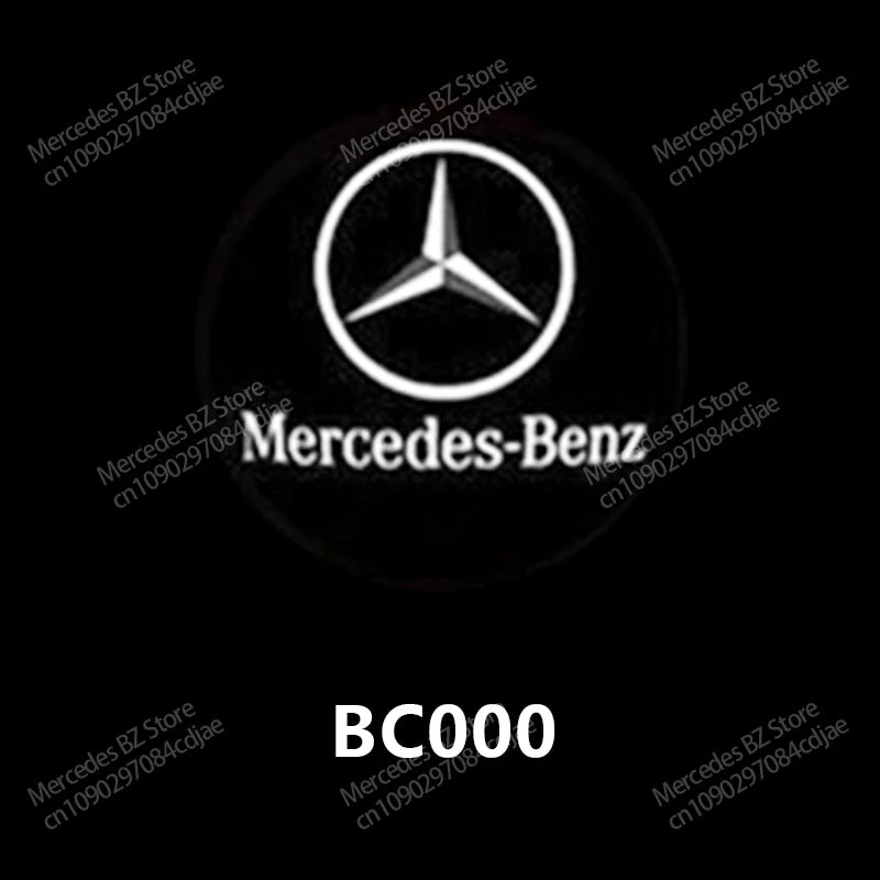 2PCS LED Car Door HD Laser Projector Lights Door Welcome Lamp Mercedes Benz Amg A C E GLC GLA GLE W205 W212 W213 X253 X156 W166