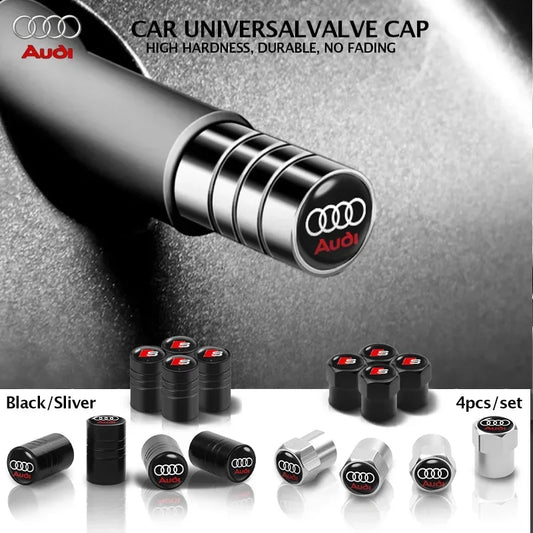 AUDI Tyre Valve Cap Protection Caps