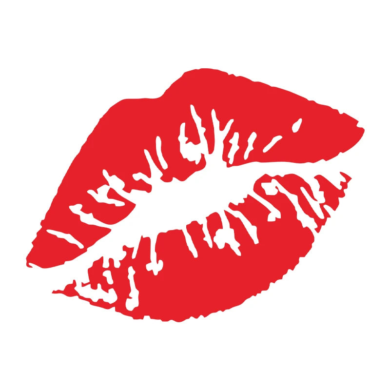 Kiss Lips Car and Motorcycle Waterproof Custom Sticker