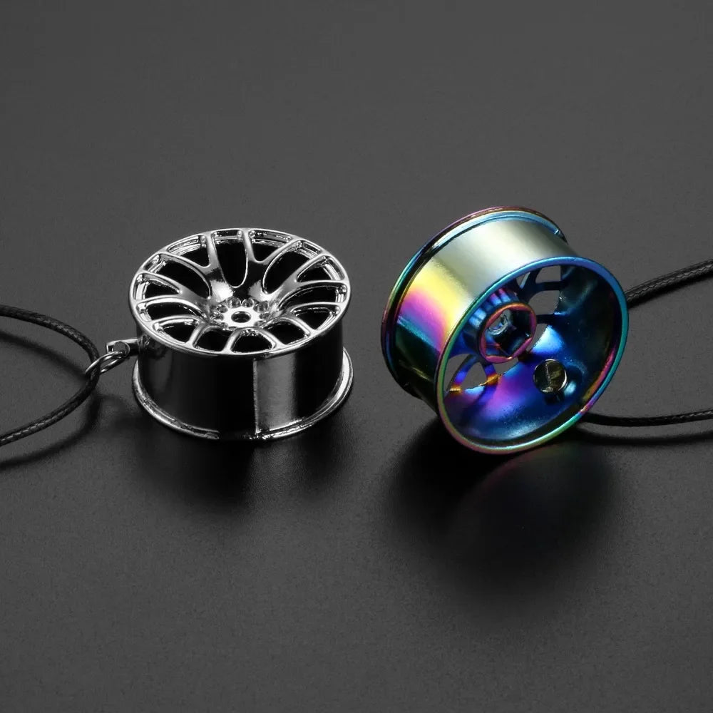 Metal Wheel Hub Car Ornament