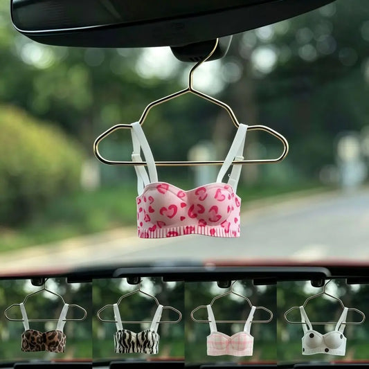 Cute Bra Car Mirror Pendant