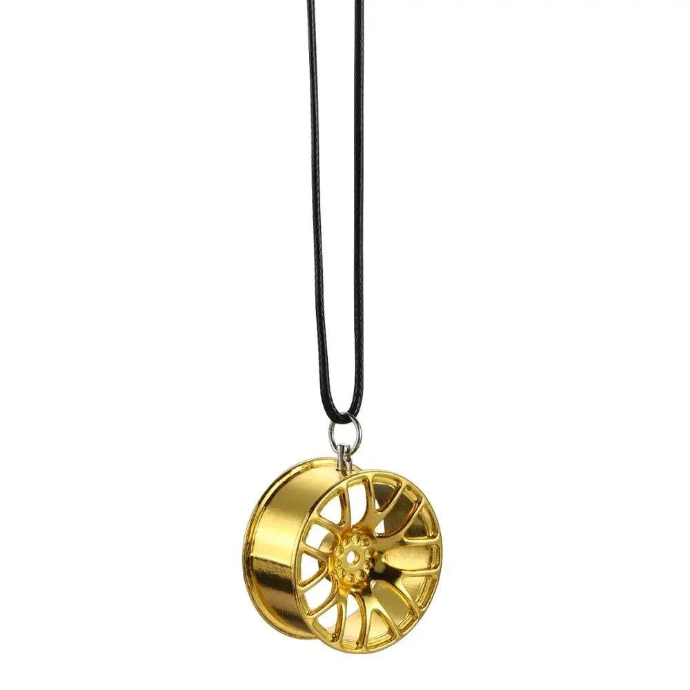Metal Wheel Hub Car Ornament