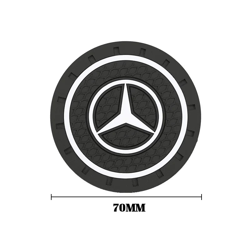MERCEDES CUSTOM SILICONE CAR CUP NON SLIP COASTER FOR AMG GLE GLS CLA CLE GLC CLS GLA W223 W213 W206 W464 W247