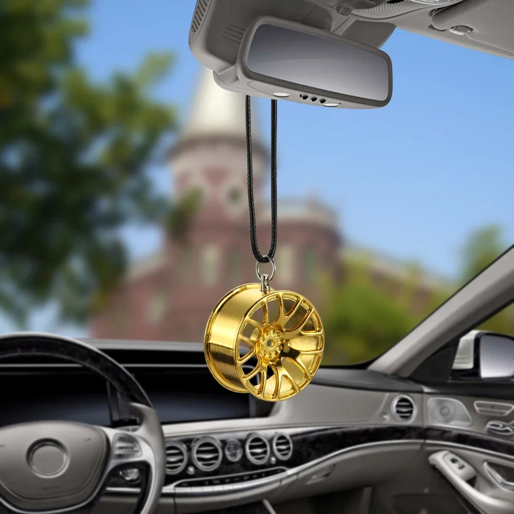 Metal Wheel Hub Car Ornament