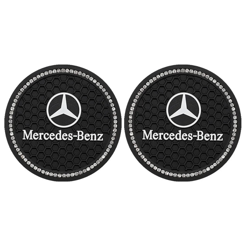 MERCEDES CUSTOM SILICONE CAR CUP NON SLIP COASTER FOR AMG GLE GLS CLA CLE GLC CLS GLA W223 W213 W206 W464 W247
