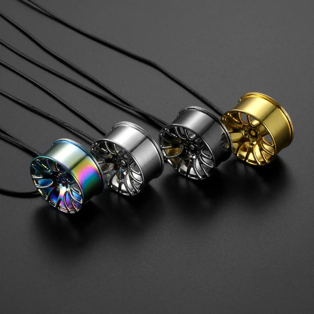 Metal Wheel Hub Car Ornament