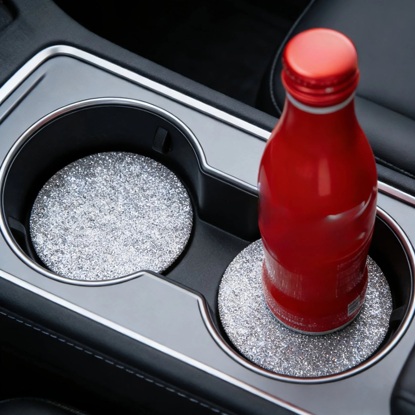 Glitter Car Cup Coasters