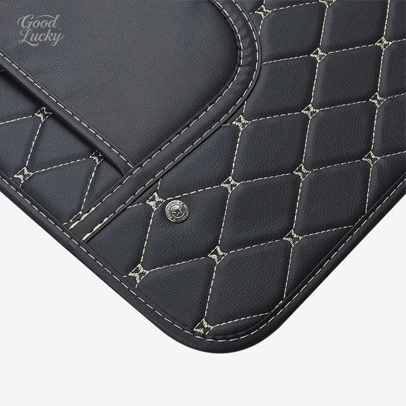PU Leather Protector Pad Anti Kick Pad Scratch Mat For Mercedes Benz A C E S G Class GLC CLE CLA GLB GLS W177 W205 W213W222 AMG