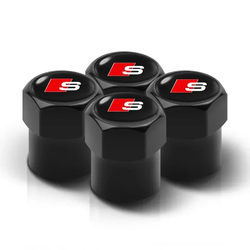 AUDI Tyre Valve Cap Protection Caps
