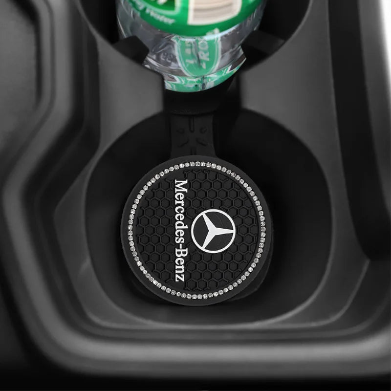 MERCEDES CUSTOM SILICONE CAR CUP NON SLIP COASTER FOR AMG GLE GLS CLA CLE GLC CLS GLA W223 W213 W206 W464 W247