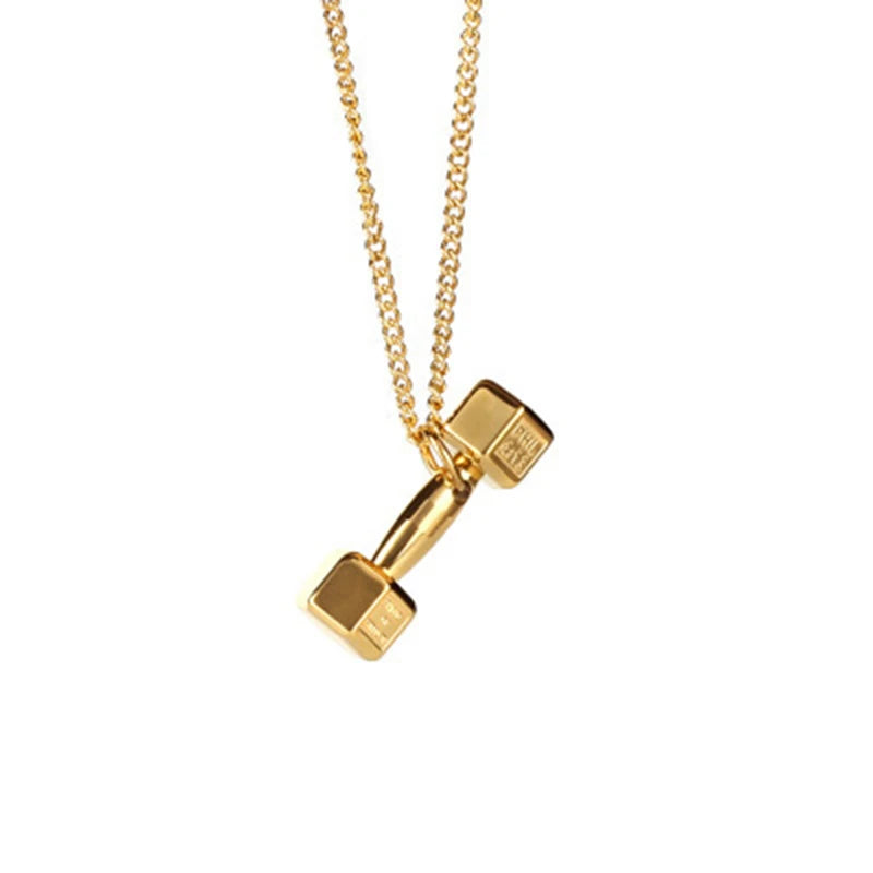 Mini Dumbbell Auto Rear View Mirror Pendant
