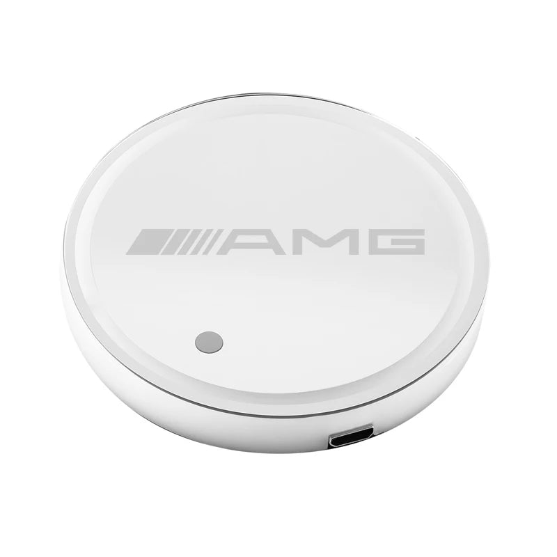 Car Glowing Coasters LED Light For Mercedes Benz AMG W203 W206 W220 W205 W211 Car USB Charging Coasters keychain