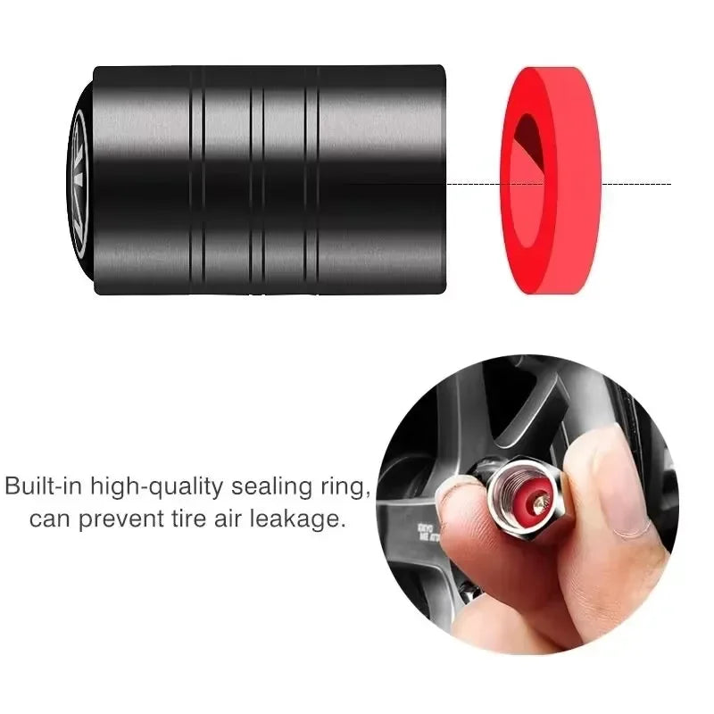 AUDI Tyre Valve Cap Protection Caps