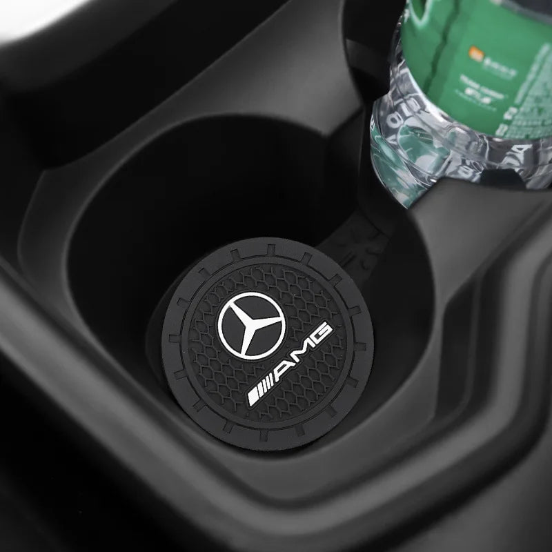 MERCEDES CUSTOM SILICONE CAR CUP NON SLIP COASTER FOR AMG GLE GLS CLA CLE GLC CLS GLA W223 W213 W206 W464 W247