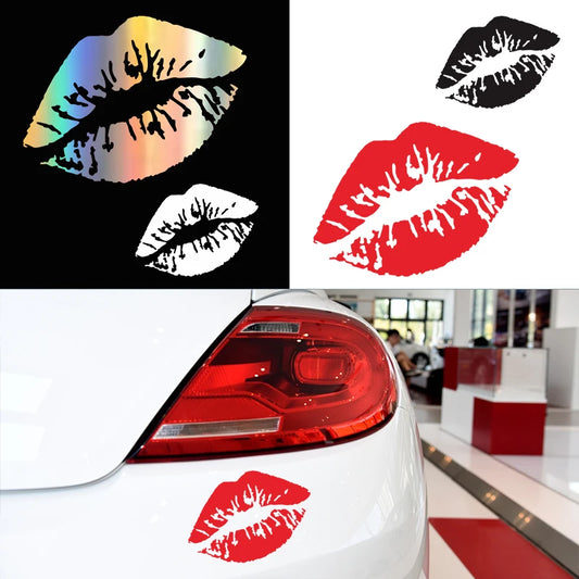 Kiss Lips Car and Motorcycle Waterproof Custom Sticker
