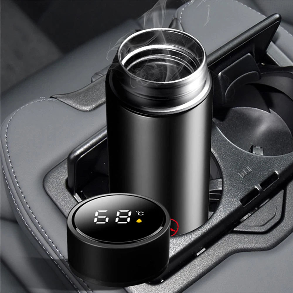 Leak Proof Thermo Mug Smart Touch Screen Digital Display For Mercedes Benz