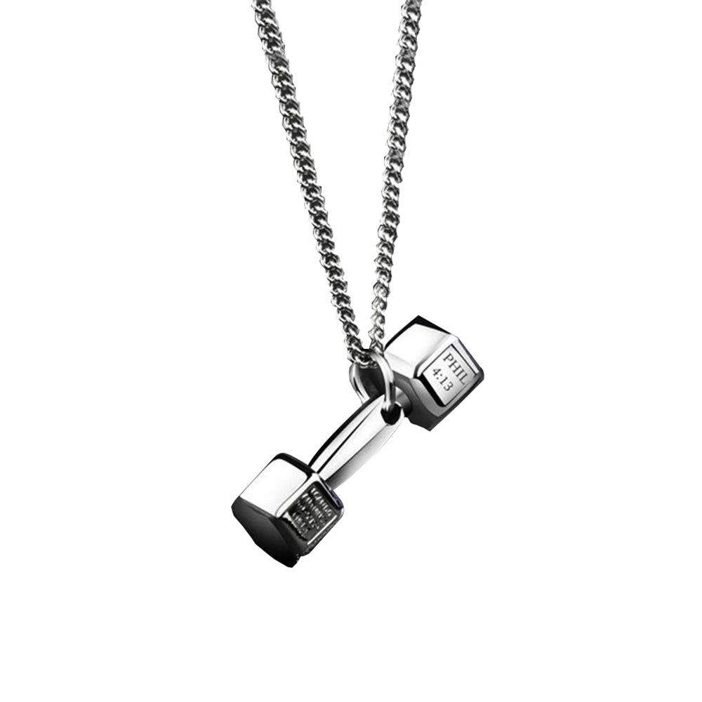 Mini Dumbbell Auto Rear View Mirror Pendant