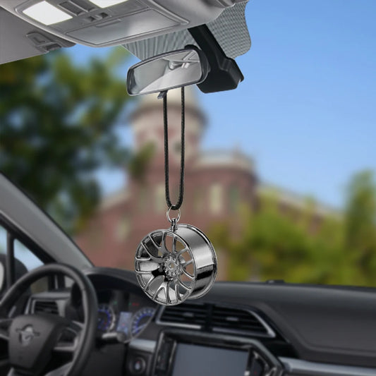 Metal Wheel Hub Car Ornament
